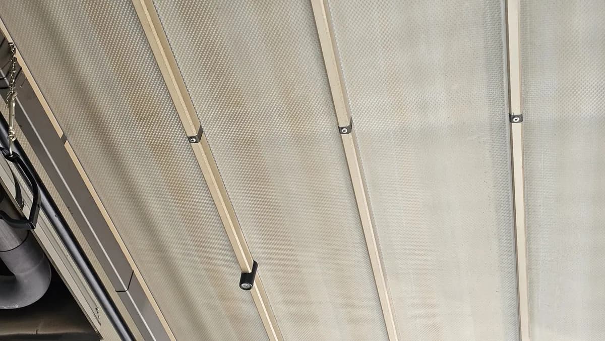 PergoClean BioClimatic Pergola Restorasyonu Ankara · Etimesgut uygulama öncesi