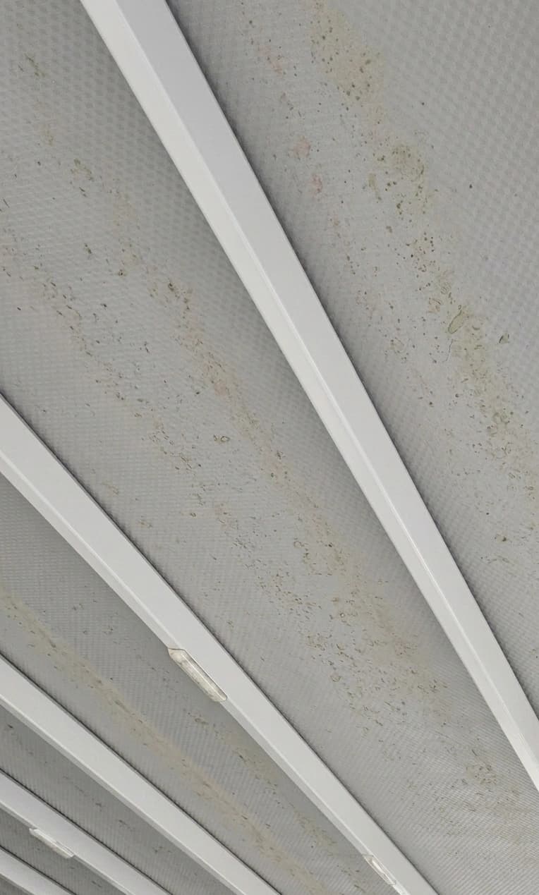 PergoClean Wintent / Zip Perde Restorasyonu Ankara · Pursaklar uygulama öncesi